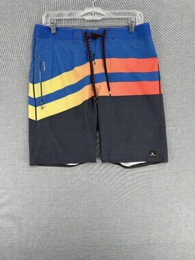 Rip Curl Mirage Board Shorts Mens 31 Surf Grip Swim Trunks Drawstring Pocket